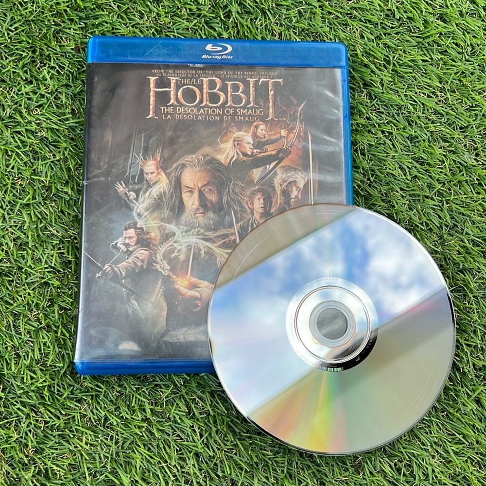 💿 3/$25 💿 the Hobbit the desolation of smaug BLU-RAY disk  2013 Warner Bros